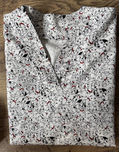 Load image into Gallery viewer, 101 Dalmatians Medical Scrub Top Puppies Packed Unisex Relaxed Fit Style for Men & Women