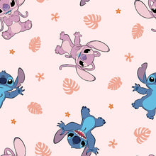Load image into Gallery viewer, Lilo & Stitch Themed Medical Scrub Top STITCH & ANGEL Unisex Style for Men & Women