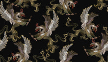 Load image into Gallery viewer, FLYING DRAGONS BLACK Medical Scrub Top Unisex Style for Men & Women