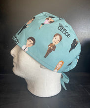 Load image into Gallery viewer, the OFFICE TV SHOW Fabric Unisex Medical Surgical Scrub Caps Men & Women Tie Back Bouffant Hat Styles *1 AVAILABLE