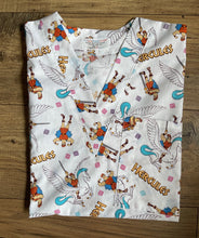 Load image into Gallery viewer, Hercules Medical Scrub Top Greek God Super Hero Pegasus Unisex Style Shirt for Men & Women