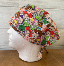 Load image into Gallery viewer, Toy Story Characters Packed Fabric Unisex Medical Surgical Scrub Caps Men & Women Tie Back and Bouffant Hat Styles