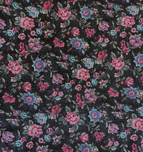 Load image into Gallery viewer, Vintage Black Floral Flowers Medical Scrub Top Unisex Style for Men & Women 1 AVAILABLE