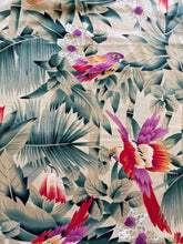 Load image into Gallery viewer, Tropical Parots Birds Large Print Medical Scrub Top Unisex Style for Men & Women