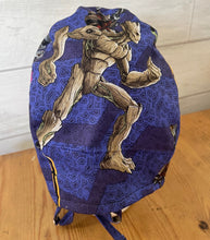 Load image into Gallery viewer, Guardian of the Galaxy Characters Purple Fabric Unisex Medical Surgical Scrub Caps Men & Women Tie Back and Bouffant Hat Styles