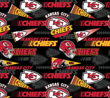 Load image into Gallery viewer, KANSAS CITY CHIEFS KC CHIEFS FOOTBALL BLACK PENNANTS Medical Stethoscope cover for Medical Professionals