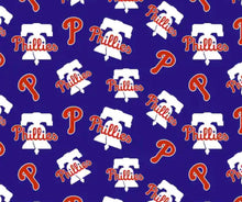 Load image into Gallery viewer, PRE ORDER Baseball Philadelphia Phillies Blue Medical Relaxed Scrub Top Unisex Style Men's Scrub Top Women's Scrub Top