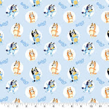 Load image into Gallery viewer, BLUEY Cartoon BLUEY & BINGO Medical Scrub Top Unisex Style for Men & Women