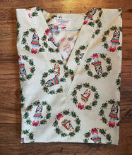Load image into Gallery viewer, CHRISTMAS HOLIDAY BLUEY & BINGO Cartoon Medical Scrub Top Unisex Style for Men & Women