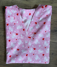Load image into Gallery viewer, Happy Valentine's Day Medical Scrub Top Cupid Arrows Hearts Unisex Style for Men & Women