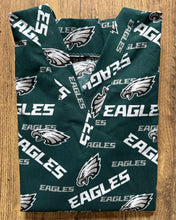 Load image into Gallery viewer, Eagles Football Medical Scrub Top Unisex Relaxed Fit Men's Scrub Top Women's Scrub Top