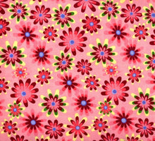 Load image into Gallery viewer, Floral Medical Scrub Top Packed Flowers Pink Unisex Style for Men & Women