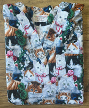 Load image into Gallery viewer, Cats Medical Scrub Top Garden Cats & Kittens Packed Unisex Relaxed Style for Men & Women