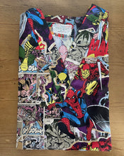 Load image into Gallery viewer, Marvel Superhero Characters Wolverine Captain America Iron Man Thor Hulk Spider Man Scrub Top Unisex Style Shirt for Men & Women