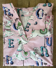 Load image into Gallery viewer, Carousel Merry Go Round Horses Medical Scrub Top Unisex Style for Men & Women