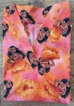 Load image into Gallery viewer, Moana Floral Medical Scrub Top Unisex Style for Men & Women