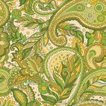 Load image into Gallery viewer, Paisley Green Medical Scrub Top Unisex Style for Men & Women