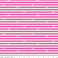 Load image into Gallery viewer, BARBIE Pink and White Stripe Medical Scrub Top Unisex Style for Men & Women