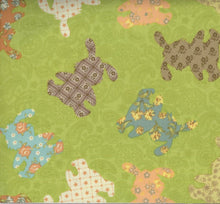 Load image into Gallery viewer, Bunny Rabbits Patchwork flowers Medical Scrub Top Easter Unisex Style for Men & Women