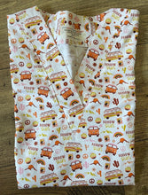 Load image into Gallery viewer, RETRO Hawaiian Follow the Sun VW Van Peace Sign Medical Scrub Top Unisex Style Men's Women's