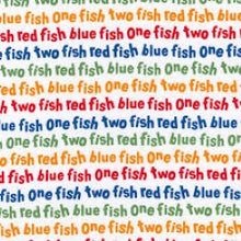 Load image into Gallery viewer, Dr. Seuss One Fish Two Fish Fabric Nurse Medical Scrub Top Unisex Style for Men & Women