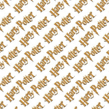 Load image into Gallery viewer, LOGO White & Gold Fabric Unisex Medical Surgical Scrub Caps Men & Women Tie Back and Bouffant Hat Styles