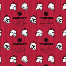 Load image into Gallery viewer, Solid Black Scrub Top with Star Wars Stormtroopers Fabric on *Neck Band & Pocket Options* Medical Scrub Top Unisex Style Shirt for Men & Women