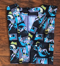 Load image into Gallery viewer, BATMAN Medical Scrub Top Caped Crusader Unisex Style Shirt for Men & Women