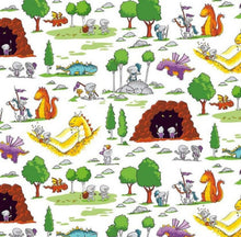 Load image into Gallery viewer, Brave Little Knights & Dragons Nurse Medical Scrub Top Unisex Style for Men & Women