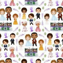 Load image into Gallery viewer, Bridgerton Netflix Medical Scrub Hats Men & Women Tie Back and Bouffant Hat Styles