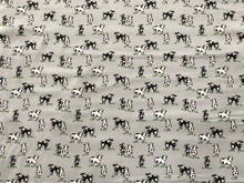 Load image into Gallery viewer, Country Cows in Pasture Gray Fabric Unisex Medical Surgical Scrub Caps Men & Women Tie Back and Bouffant Hat Styles