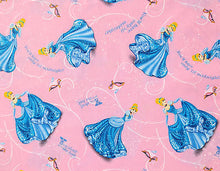 Load image into Gallery viewer, Cinderella at the Ball Pink Fabric Unisex Medical Surgical Scrub Caps Men & Women Tie Back and Bouffant Hat Styles