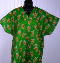 Load image into Gallery viewer, Christmas Medical Scrub Top Reindeer & Snowman Unisex Style for Men & Women