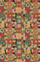 Load image into Gallery viewer, Boho Flowers Blocks Medical Scrub Top Unisex Style for Men & Women Generic Relaxed Style