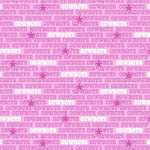 Load image into Gallery viewer, COWBOYS PINK FOOTBALL Unisex Medical Surgical Scrub Caps Men & Women Tie Back and Bouffant Hat Styles