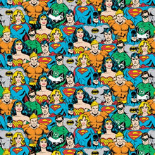 Load image into Gallery viewer, Super Heroes Justice League Batman Aqua Man Superman Flash Gordon Super Girl Wonder Woman Fabric Nurse Medical Scrub Top Unisex Style Shirt for Men & Women