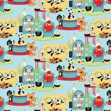 Load image into Gallery viewer, Dogs Hanging Around the House Nurse Medical Scrub Top Unisex Style for Men & Women