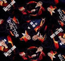 Load image into Gallery viewer, Doctor Who Medical Scrub Top I AM DOCTOR Large Print Unisex Style for Men & Women