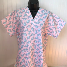 Load image into Gallery viewer, Elephants Medical Scrub Top Unisex Style for Men & Women