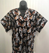 Load image into Gallery viewer, English Bulldog Medical Scrub Top Veterinary Tech Unisex Style Scrub Shirt for Men & Women