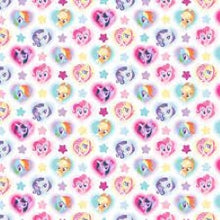 Load image into Gallery viewer, My Little Pony HEART TOSS Horse Cartoon White Fabric Nurse Medical Scrub Top Unisex Style for Men & Women