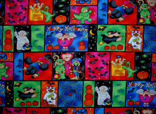 Load image into Gallery viewer, Halloween Teddy Bear Trick or Treating Medical Scrub Top Unisex Style for Men & Women