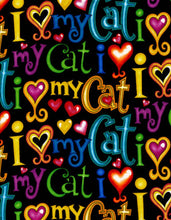 Load image into Gallery viewer, Cat Medical Scrub Top I LOVE MY CAT Unisex Style Scrub Shirt for Men & Women