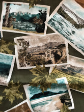 Load image into Gallery viewer, Travel Postcards 7 Wonders of the World Medical Scrub Top Unisex Style for Men & Women