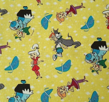 Load image into Gallery viewer, The Jetsons Cartoon Unisex Medical Surgical Scrub Caps Men & Women Tie Back and Bouffant Hat Styles