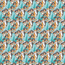 Load image into Gallery viewer, Aladdin Movie Jasmine Raja Packed Fabric Unisex Medical Surgical Scrub Caps Men & Women Tie Back and Bouffant Hat Styles