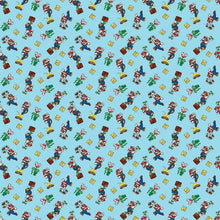 Load image into Gallery viewer, Nintendo Video Game Super Mario Characters Light Blue Nurse Medical Scrub Top Unisex Style for Men & Women