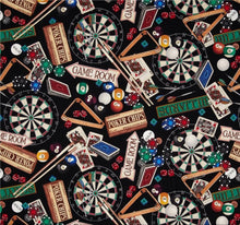 Load image into Gallery viewer, Man's Cave Game Room Billiards Poker Nurse Medical Scrub Top Unisex Style for Men & Women