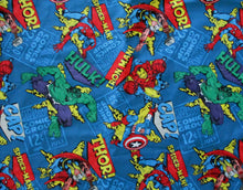 Load image into Gallery viewer, Super Heroes AVENEGERS Characters Captain America Iron Man Thor Spider-Man Hulk Unisex Medical Surgical Scrub Caps Men & Women Tie Back and Bouffant Hat Styles