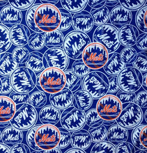 Load image into Gallery viewer, Size 2X Baseball New York Mets Fabric Medical Scrub Top Unisex Style Shirt for Men & Women *IN STOCK *READY TO SHIP